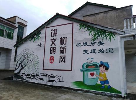 泰兴墙绘是现在流行的墙体广告