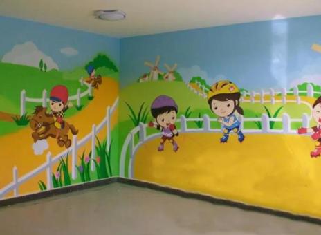 泰兴幼儿园墙体彩绘制作流程及注意事项