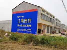 泰兴农村墙体广告在不同形式上面展现的不同特色