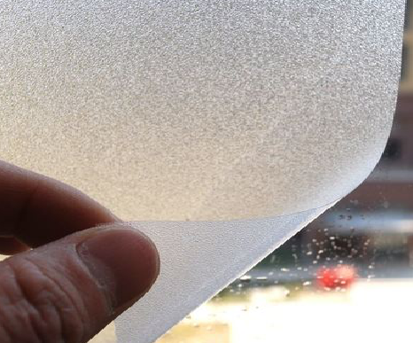 泰兴玻璃门外面粘广告用什么材料好？