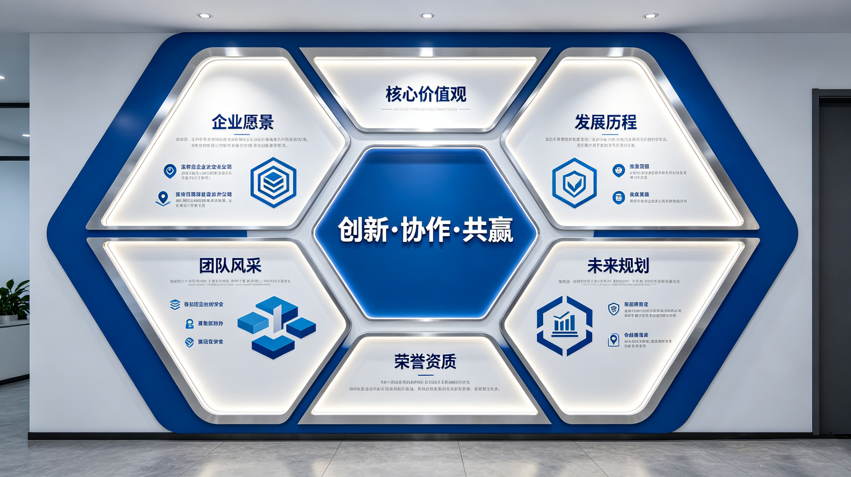 泰兴企业文化墙六边形避坑指南（新手常犯5个错误）
